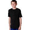 Champion Youth Double Dry&reg; Interlock T-Shirt Black