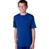 Champion Youth Double Dry&reg; Interlock T-Shirt Royal Blue