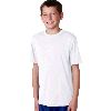 Champion Youth Double Dry&reg; Interlock T-Shirt White
