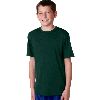 Champion Youth Double Dry&reg; Interlock T-Shirt Dark Green