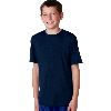 Champion Youth Double Dry&reg; Interlock T-Shirt Navy