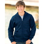 Youth ComfortBlend&reg; Full-Zip Fleece Hoodie