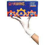 Gloveworks Powder Free, Textured Latex Gloves