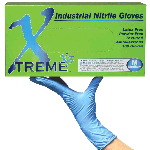 Xtreme X3 Powder Free, Textured Nitrile Gloves (Case)