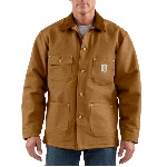 Mens Duck Chore Coat, Blanket Lined