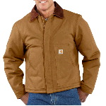 Mens Duck Traditional Jacket, Arctic Quilt Lined
