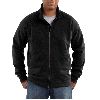 Carhartt Mens Midweight Mock Neck Zip-Front Sweatshirt Black