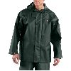 Carhartt Mens Lightweight PVC Rain Coat Green