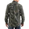 Carhartt Mens Midweight Flannel Plaid Long Sleeve Shirt 