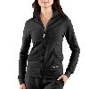 Carhartt Womens French Terry Track Jacket Black