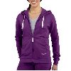 Carhartt Womens Hooded Track Jacket Grape Seed