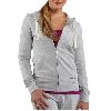 Carhartt Womens Hooded Track Jacket Heather Grey