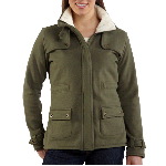 Womens Sherpa Sweat Jacket