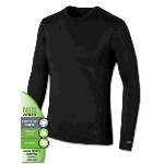 Mens Varitherm&reg; Mid Weight Brushed Back Poly Long Sleeve Crew