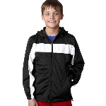Youth Brushed Tricot Hooded Jacket