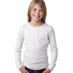 Girls Princess Long-Sleeve Cotton Tee