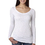Ladies� Tri-Blend Long-Sleeve Scoop Tee
