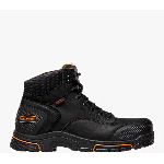 Adamas� 6" Black Plain Toe Work Boots