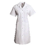 Womens Poplin Dress, Gripper Front
