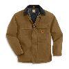Carhartt Sandstone Traditional Coat, Arctic Quilt Lined Brown