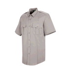 Mens Short Sleeve New Dimension Stretch Poplin Shirt