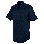 Short Sleeve Concealed Button Front