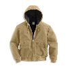 Carhartt Sandstone Active Jacket, Quilted-Flannel Lined Wheat
