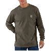 Carhartt Long Sleeve Workwear T-Shirt Walnut