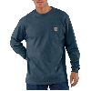 Carhartt Long Sleeve Workwear T-Shirt Dark Blue