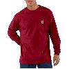 Carhartt Long Sleeve Workwear T-Shirt Independence Red
