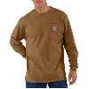 Carhartt Long Sleeve Workwear T-Shirt Carhartt Brown