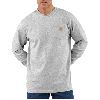 Carhartt Long Sleeve Workwear T-Shirt Heather Gray