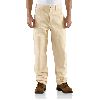 Carhartt Double Front Drill Work Dungaree Natural