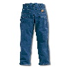 Carhartt Washed Denim Work Dungaree Darkstone