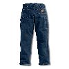 Carhartt Washed Denim Work Dungaree Heritage Dark