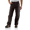 Carhartt Washed Duck Work Dungaree Dark Brown