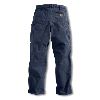 Carhartt Washed Duck Work Dungaree Petrol Blue
