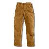 Carhartt Double Front Work Dungaree, Washed Duck Carhartt Brown