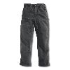 Carhartt Double Front Work Dungaree, Washed Duck Gravel