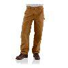 Carhartt Double Front Work Dungaree, Washed Duck Carhartt Brown