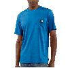 Carhartt Short Sleeve Work-Dry T-Shirt Cobalt Blue