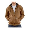 Carhartt Thermal Lined Hooded Zip-Front Sweatshirt Carhartt Brown