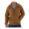 Carhartt Heavyweight Hooded Zip-Front Sweatshirt Carhartt Brown