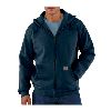 Carhartt Heavyweight Hooded Zip-Front Sweatshirt Navy