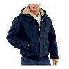 Carhartt 100% Cotton Flame Resistant Duck Active Jacket, Quilt Lined Dark Navy