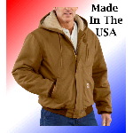 100% Cotton Flame Resistant Duck Active Jacket, Quilt Lined