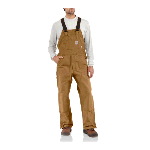 100% Cotton Flame Resistant Duck Bib Overall, Unlined