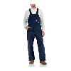 Carhartt 100% Cotton Flame Resistant Duck Bib Overall, Unlined Dark Navy