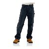 Carhartt Flame Resistant Loose Fit Midweight Canvas Jean Dark Navy