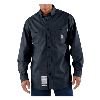 Carhartt Flame Resistant Lightweight Twill Tradesman Shirt Dark Navy